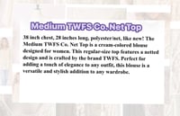 Image 4 of Medium TWFS Co. Net top #932*10 (Gently Used)