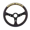 Alcantara Suede Rough World Gold V3 Steering Wheel