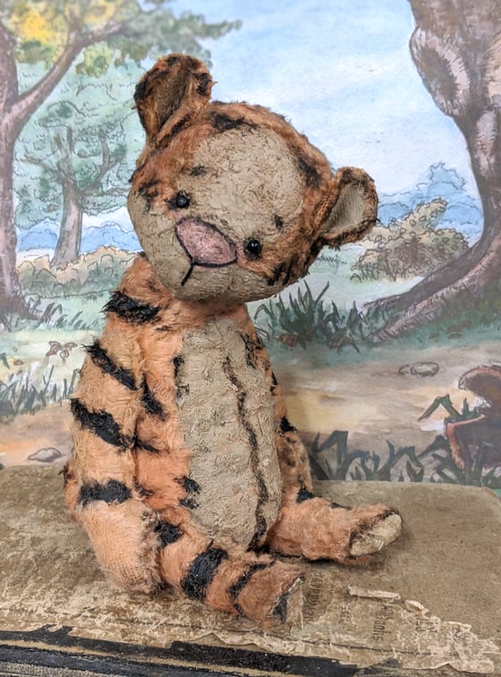 Image of New design....6" classic vintage style Tigger toy tiger by whendis bears
