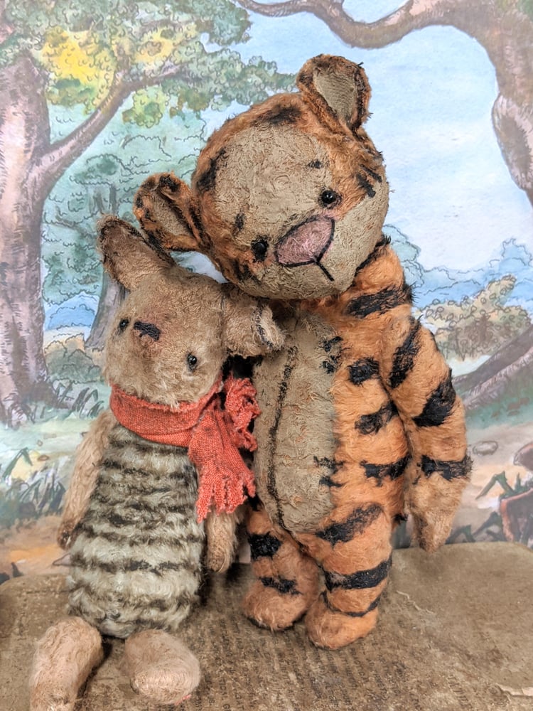 Image of New design....6" classic vintage style Tigger toy tiger by whendis bears
