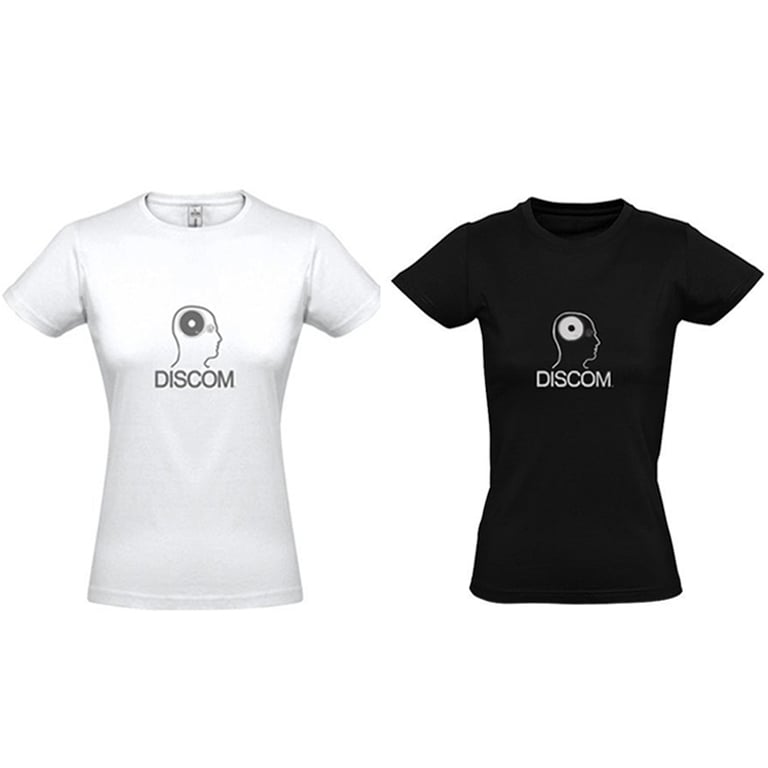 Image of Discom Woman's Shirt, White/Black, 100% Cotton, free packing material,  5 EUR shipping with tracking