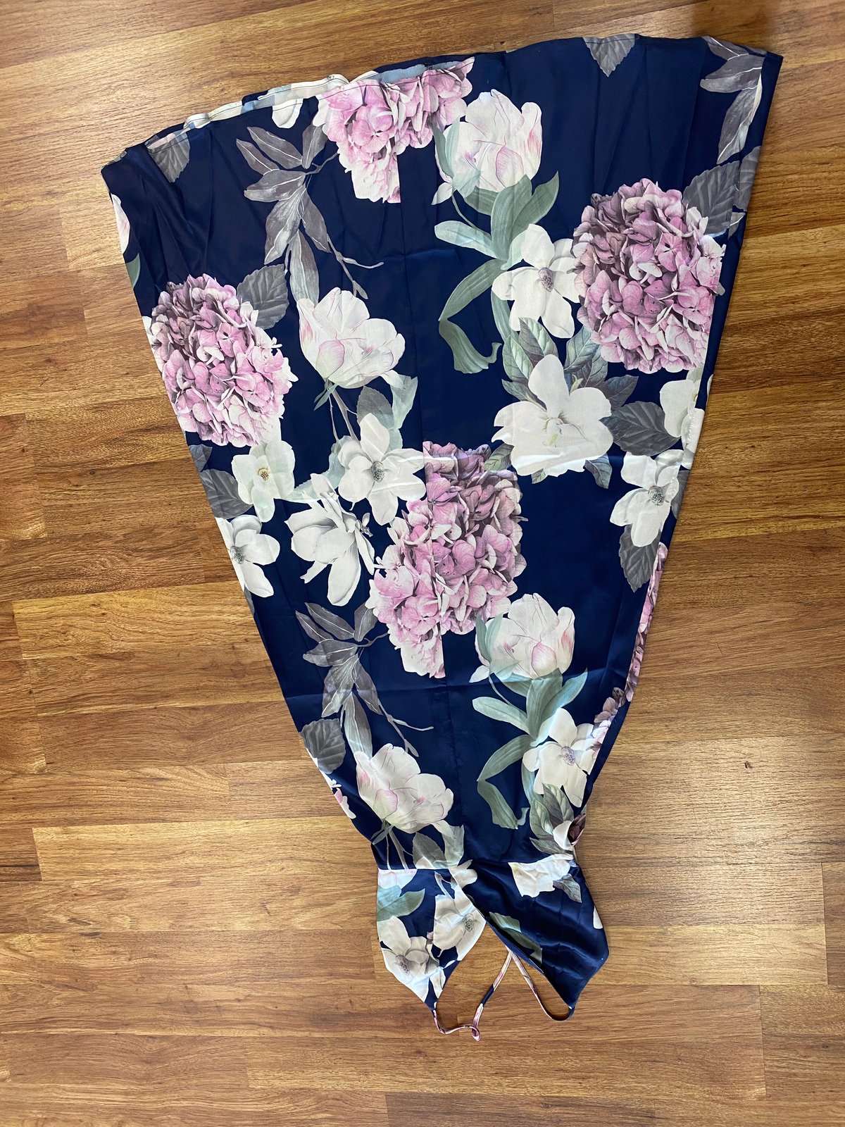 Image of Navy Floral Dress