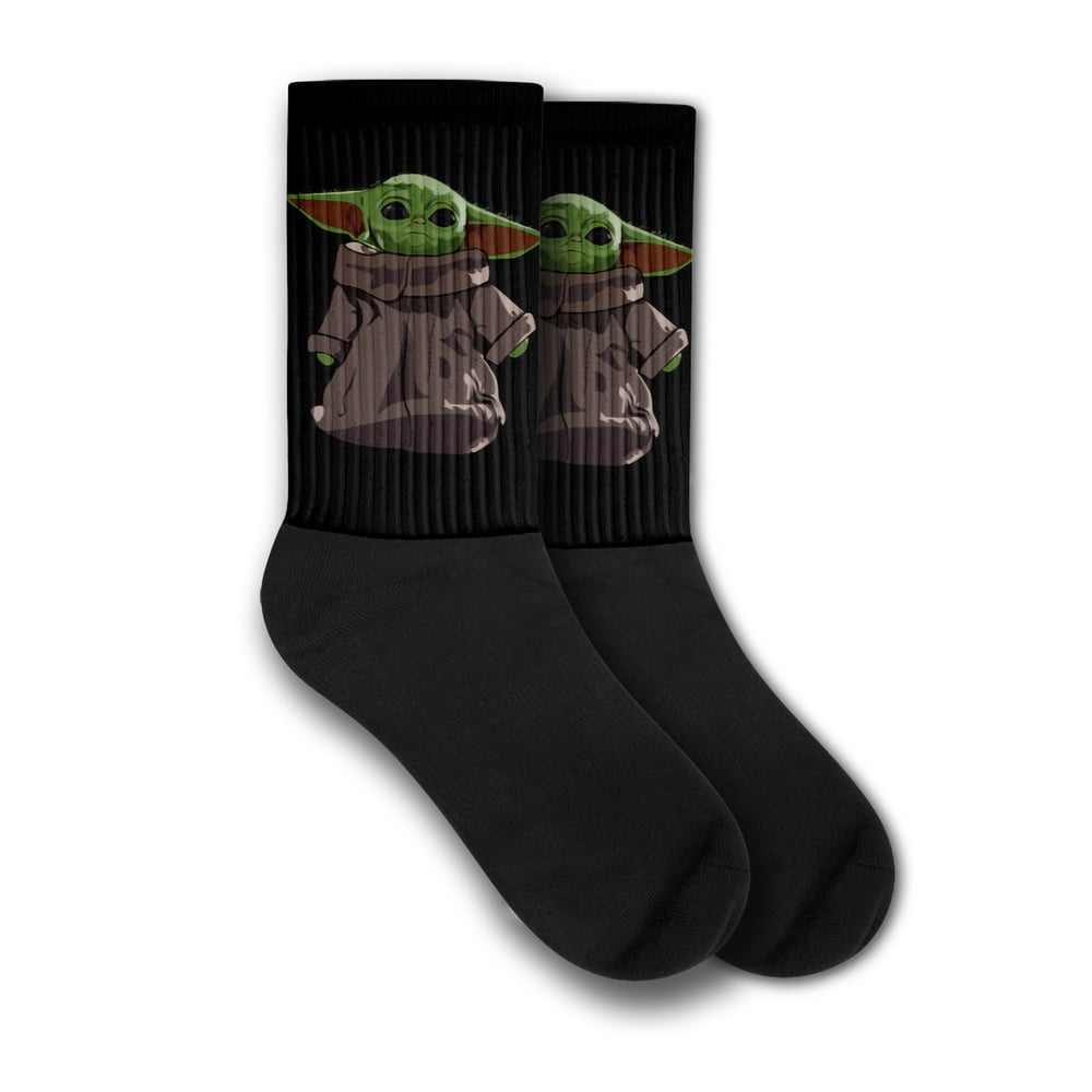Image of Baby Yoda Socks Standing