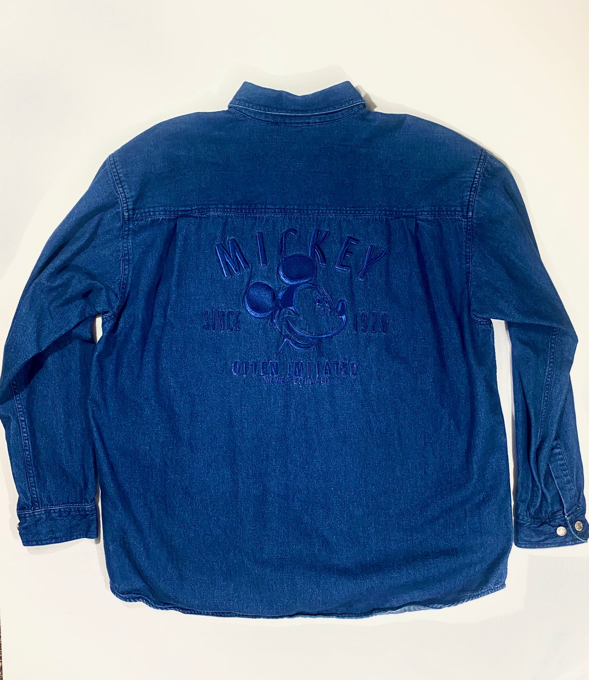 mickey denim shirt