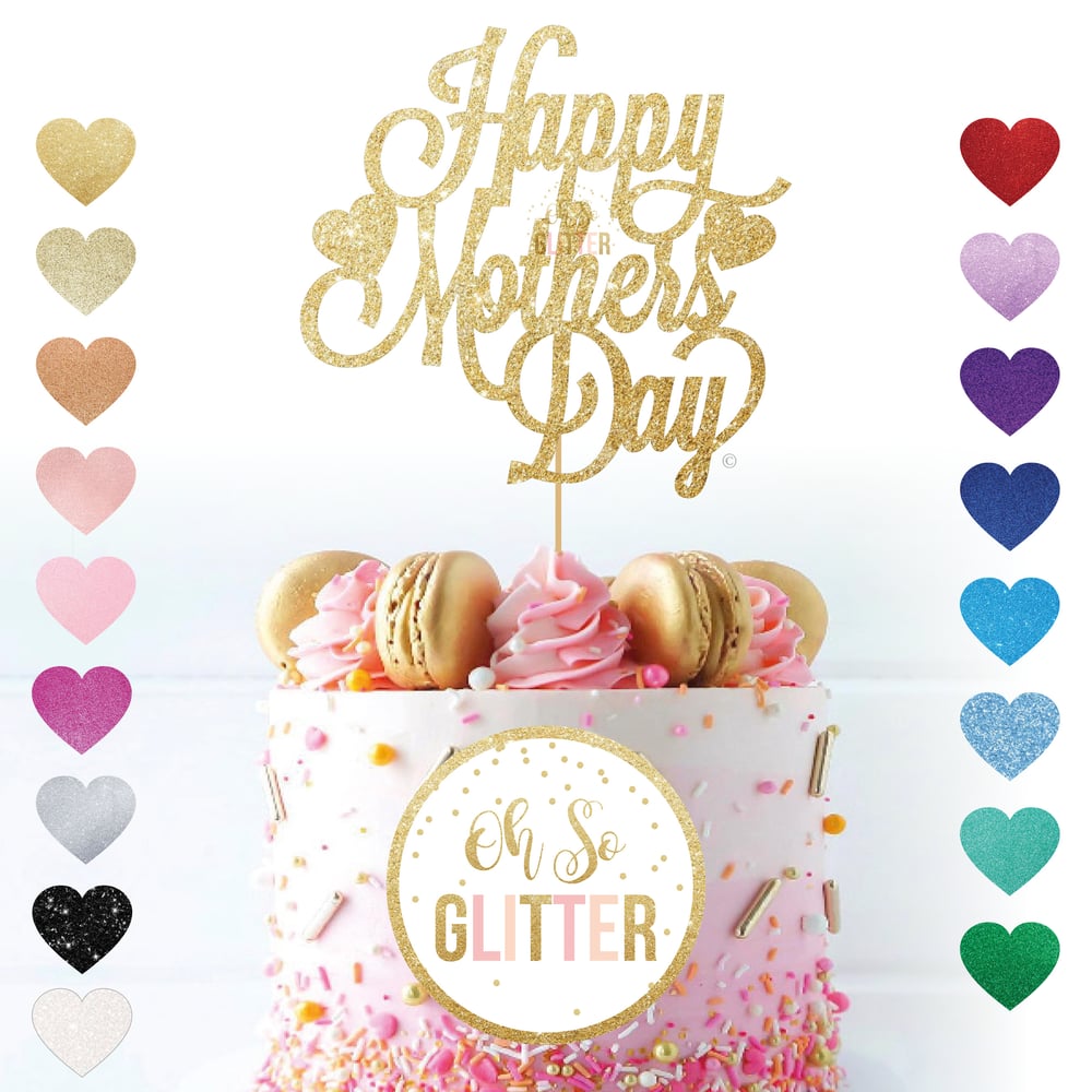 Image of Happy Mothers Day Cake Topper