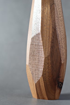 Image of Wabi-sabi vase with natural wood knot