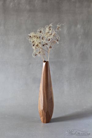 Image of Wabi-sabi vase with natural wood knot