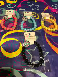 Charm Bracelets with smiley Face with Stones