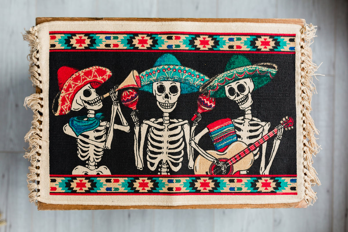 Image of Mexican Skulls - Placemat