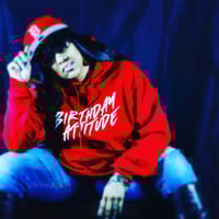 Image 2 of Red Birthday Attitude hoodies 