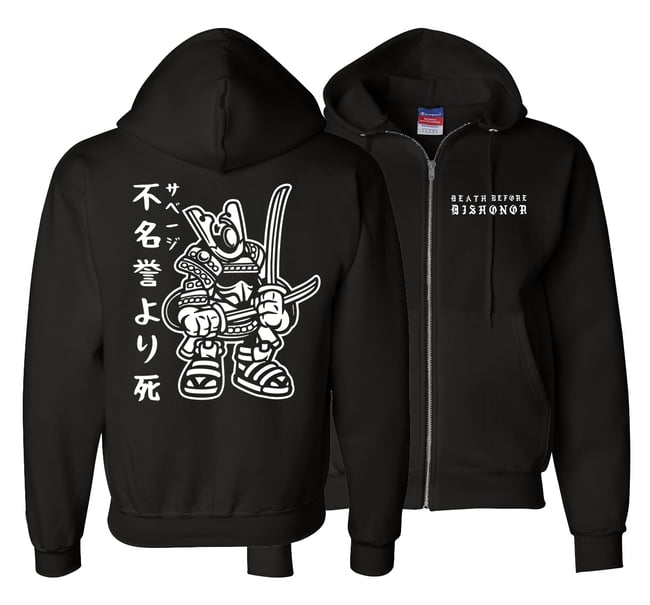 GTSVG X CHAMPION Death Before Dishonor Full-Zip Hoodie
