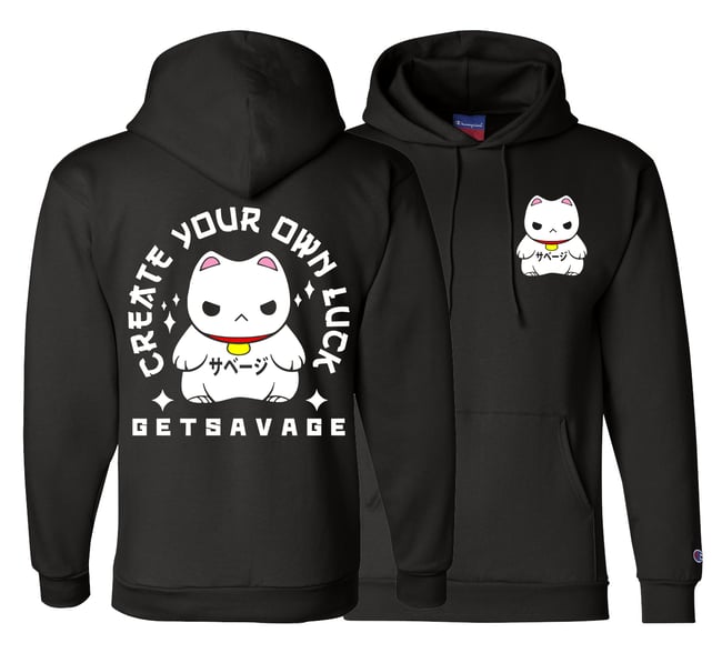 GTSVG X CHAMPION Kin Neko Hooded Pullover