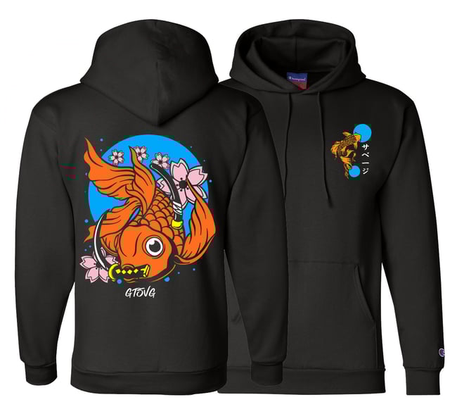 GTSVG X CHAMPION Kingyo Hooded Pullover