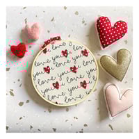 Image 2 of “I love you” hoop