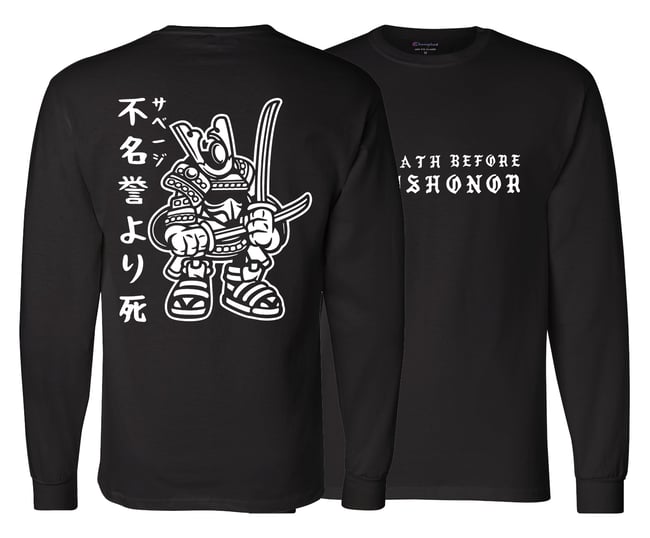 GTSVG X CHAMPION Death Before Dishonor Long Sleeve