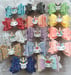 Image of ROCK BOTTOM BLOWOUT SALE Unicorn Triple Layer Scallop Bow Hairclips 