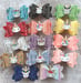 Image of ROCK BOTTOM BLOWOUT SALE Unicorn Triple Layer Scallop Bow Hairclips 