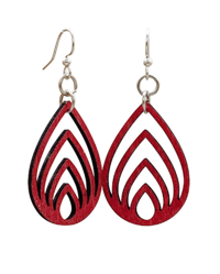 Image 2 of Layered Drop Earrings