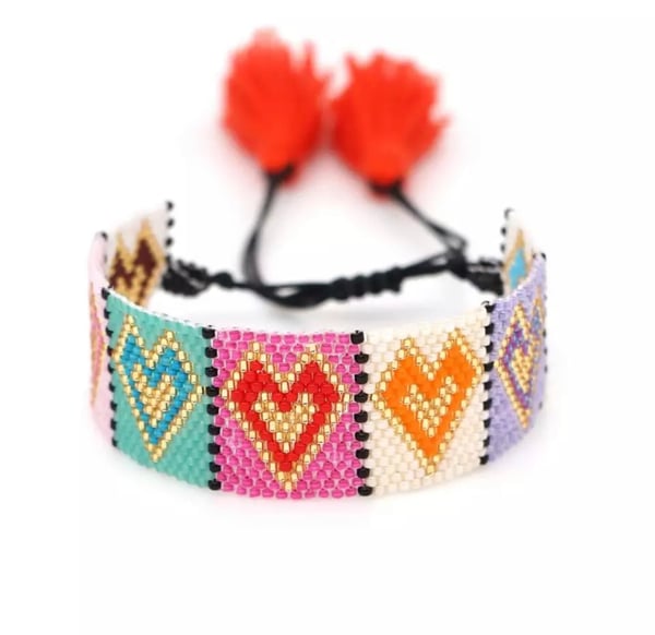 Image of Pulsera Corazones 