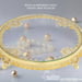 Image of Bliss Glorious Gold Round Vanity Tray Plateau