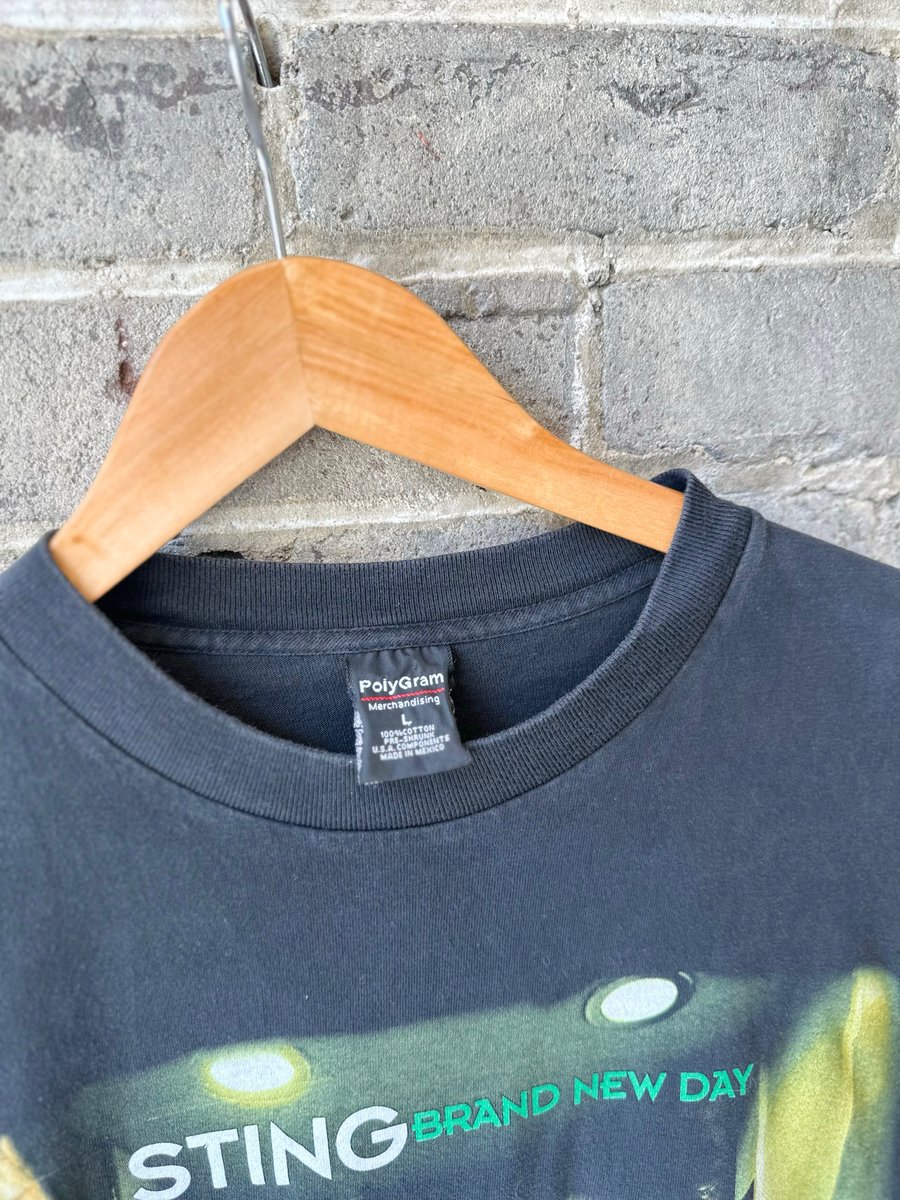 Image of 1999 Vintage “STING - BRAND NEW DAY” TOUR 2000 Concert Tee, SIZE: LARGE