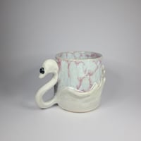 Image 2 of Swan mug (aqua)