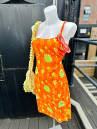Image 3 of Lime & Orange Daisy Dress M