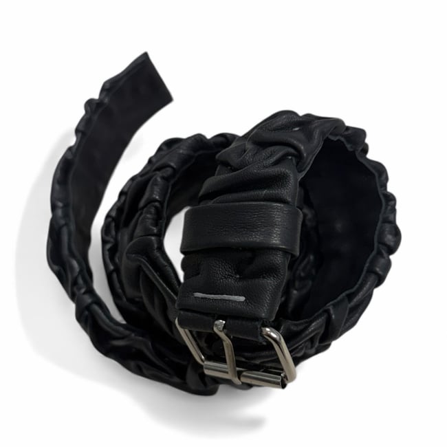 Creased Leather Belt