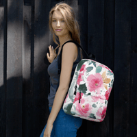 Image 10 of Backpack (Floral design)