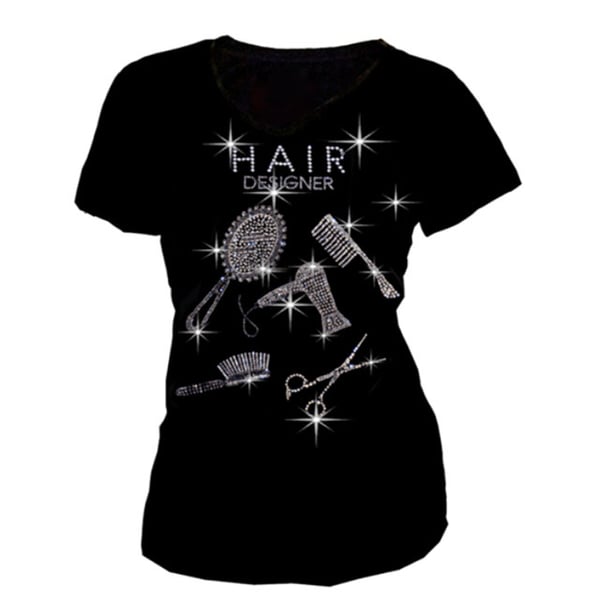 Image of Hair Designer Bling Tshirt