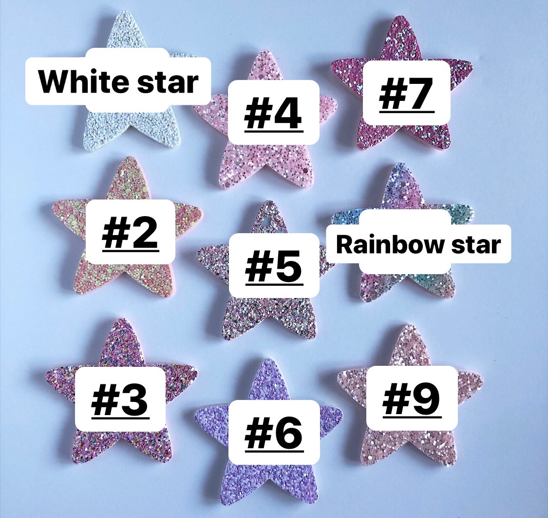 Star clips Love_Vero_Bows