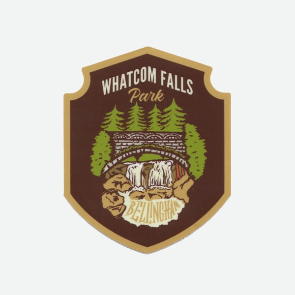 Image of Whatcom Falls Sticker