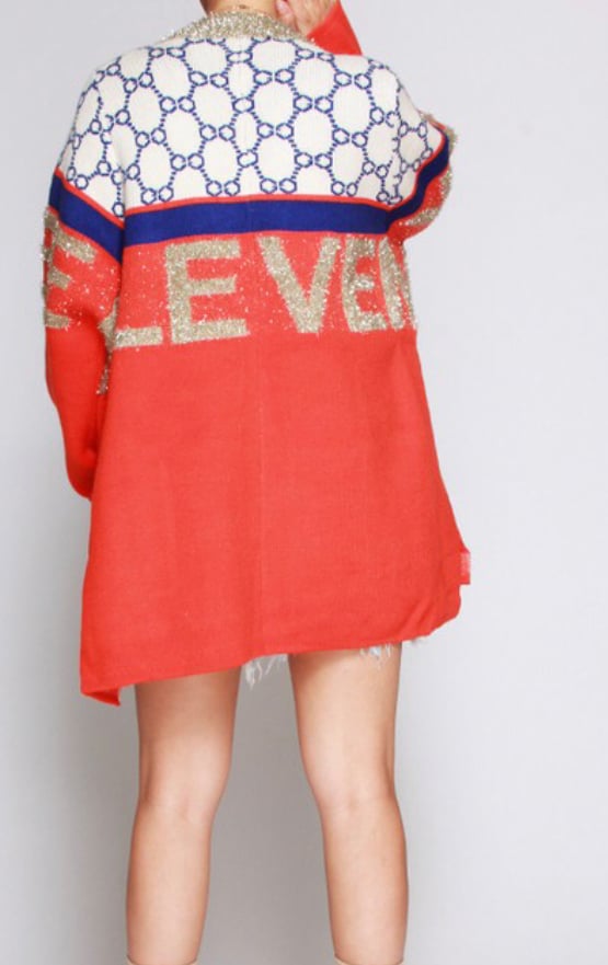 gg inspired cardigan