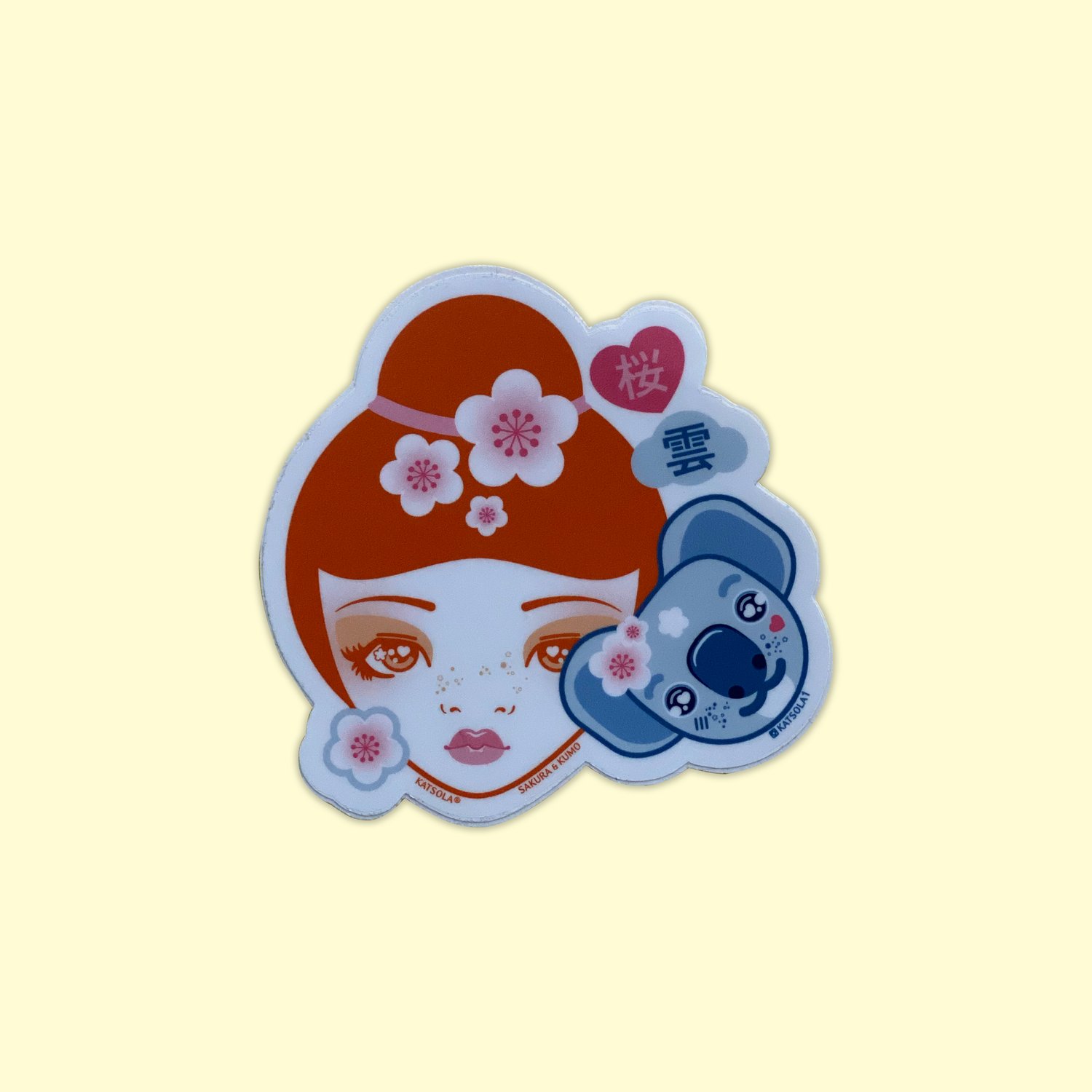 Image of Sakura and Kumo Vinyl Sticker