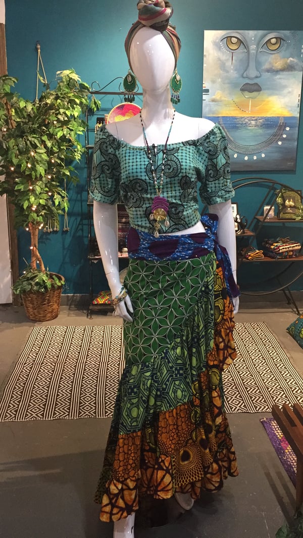 Image of One size Eden Wrap Skirt