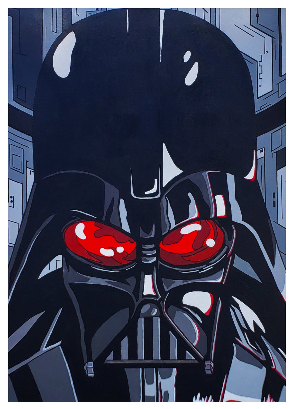 Image of 5x7 Print- Darth Vader Head Shot