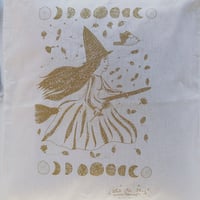 Image 2 of Tote Bag *Gold Witch*