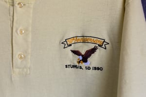 Image of 1990 Sturgis 50th Anniversary Embroidered Tee