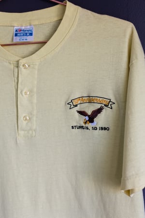 Image of 1990 Sturgis 50th Anniversary Embroidered Tee