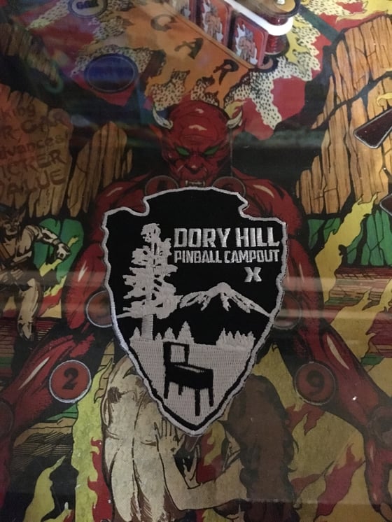 Image of Dory Hill Pinball Campout Patches