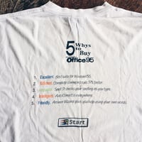 Image 2 of Original 1995 Microsoft Office 95’ Tee.