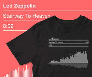 Led Zeppelin Stairway To Heaven T Shirt Serigrafica7585