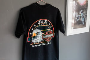 Image of 90's Harley Davidson Greenville, N.C. Pocket Tee