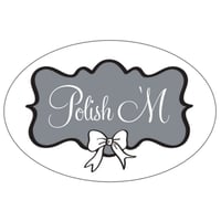 Image 1 of Polish 'M Sticker 5x3 Large