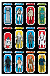 Image 4 of (SET OF 4 POSTERS) ORIGINAL 12 / NEXT 12 / ICE PLANET / CLOUD CITY ACTION FIGURES