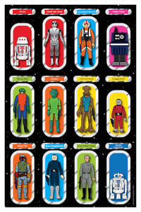 Image 3 of (SET OF 4 POSTERS) ORIGINAL 12 / NEXT 12 / ICE PLANET / CLOUD CITY ACTION FIGURES