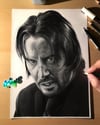 John Wick Original Drawing