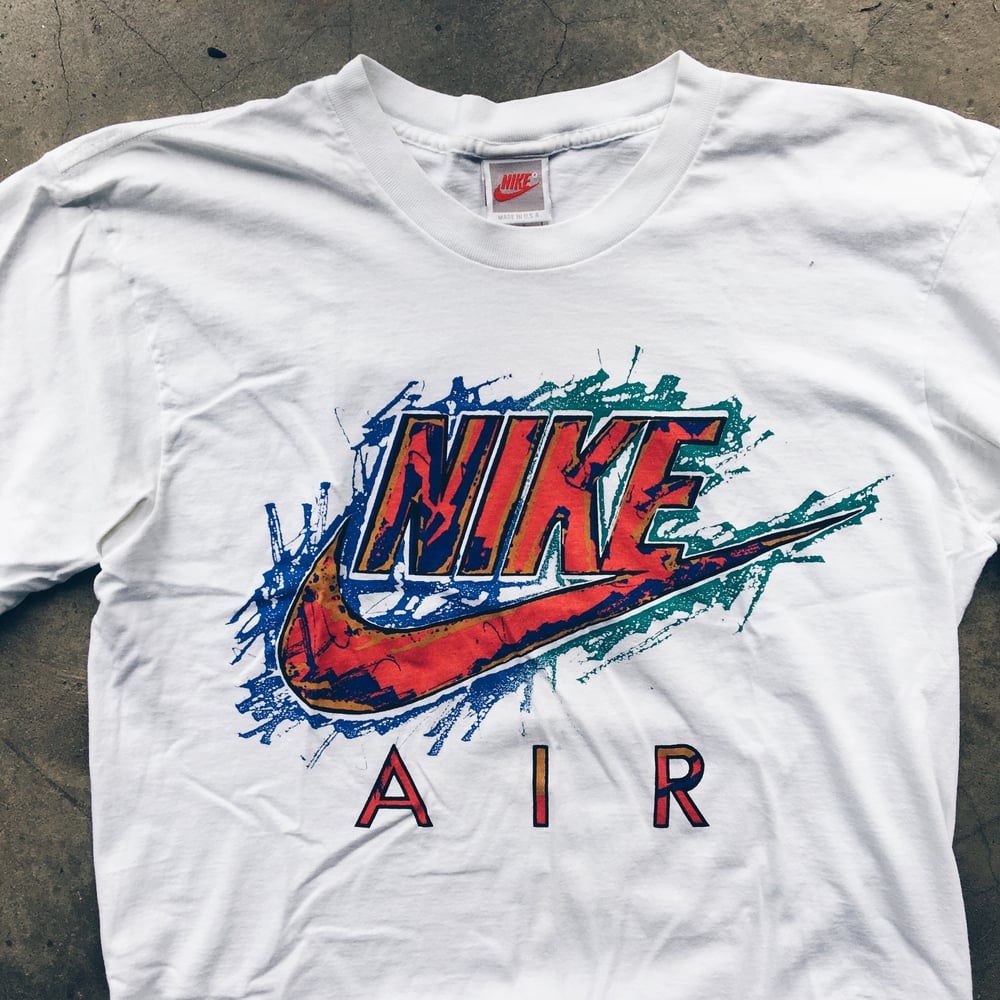 Image of Original Early 90’s Nike Air Abstract Logo (White).