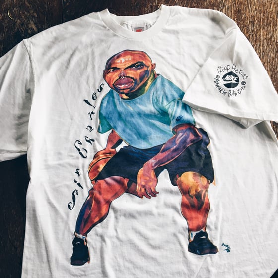 Image of Original 90’s Nike Hoop Heroes Charles Barkley Tee.