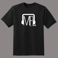 MFL Logo T-Shirt [White on Black]